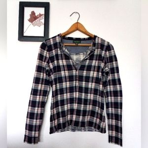 Ralph Lauren Plaid Henley